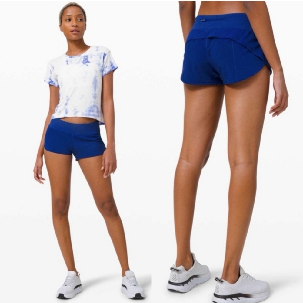 Lululemon Speed Up Short 2.5” Larkspur Size 14